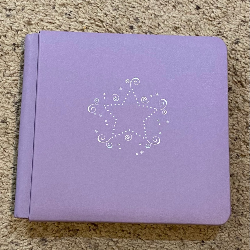 Creative Memories 7x7 purple scrapbook